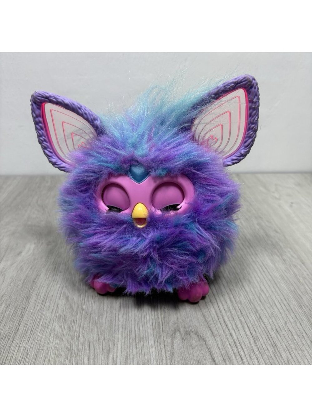 Hasbro Furby Purple Blue Pink Interactive Toy 2023 Clear Ears Heart Eyes C-022G